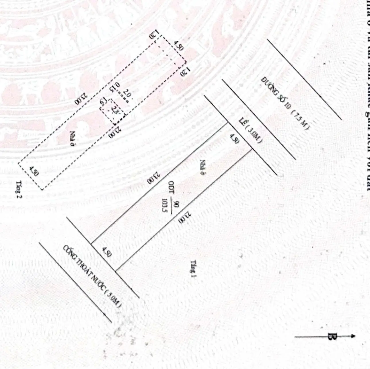 Bán nhà trệt lầu đường số 10 khu Diệu Hiền dt 4.5x23 sổ hồng hoàn công nhà xây ở giá tốt