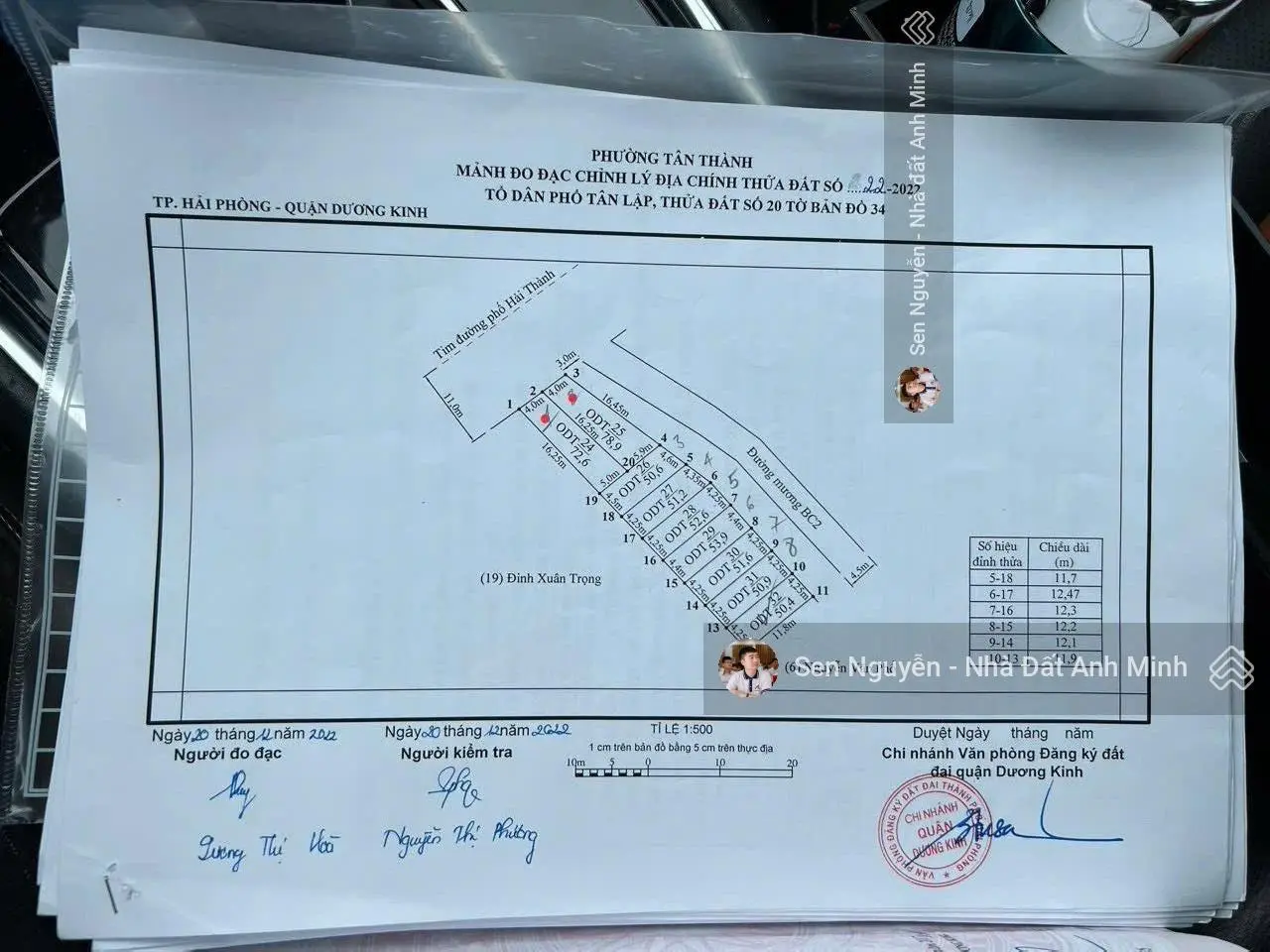 Mặt đường rộng 22m tại Tân Thành - giáp Hải Thành