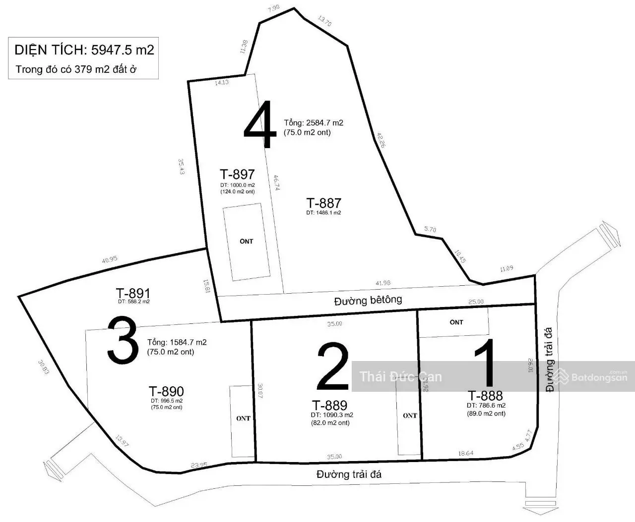 Bán nhà vườn như hình. Xã Trung Lập Thượng Củ Chi tổng diện tích 4 sổ là 5947m2, có 379 m2 thổ cư