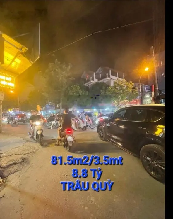 Bán nhà c4 .trâu quỳ/8.8 tỷ/81.5m2/3.5mt/ô tô thông/phố sầm uất