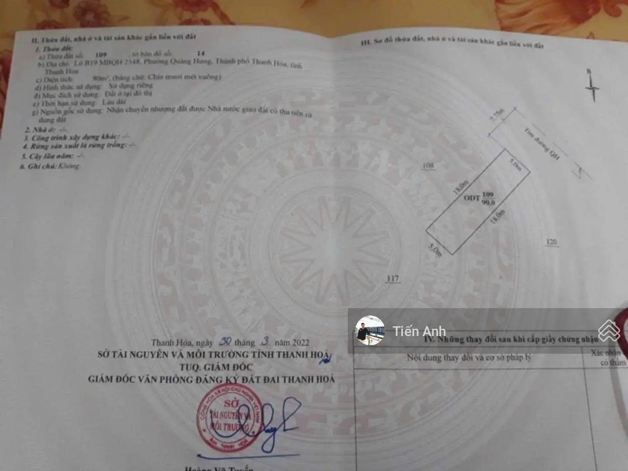 Đất MBQH 2348 Quảng Hưng......