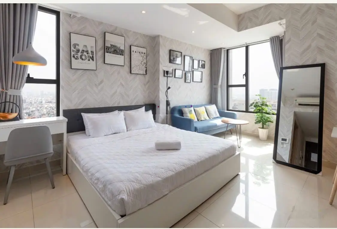 Bán gấp offictel River Gate; lầu cao view sông; full nội thất đẹp; giá 2.05 tỷ; LH: 0972 443 ***