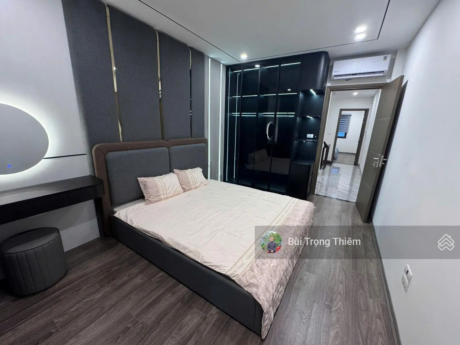 Bán nhà riêng 4 tầng 50m2 mới cứng sài đồng, long biên mặt ngõ thông 4 phòng ngủ full nội thất