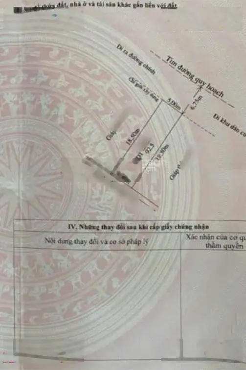 Bán đất Tổ 5 - P chiềng Sinh - TP Sơn La. DT: 277,5m2 giá 2,9 tỷ