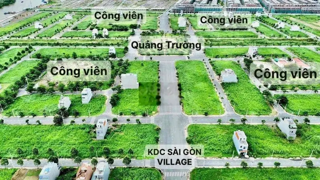 bán nền đường số 1 khu dân cư Sài Gòn village giá 1ty950 trục thông T&