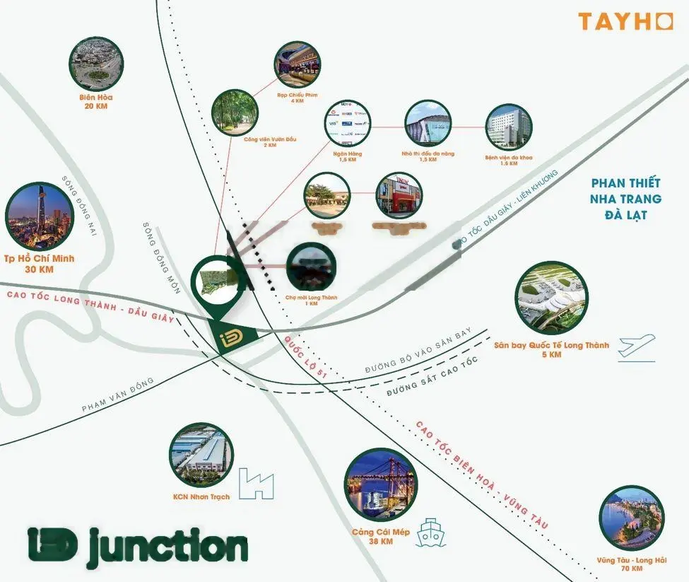 Mở bán nhà phố, biệt thự ID Junction trực tiếp chủ đầu tư theo tiến độ, liền kề sân bay Long Thành