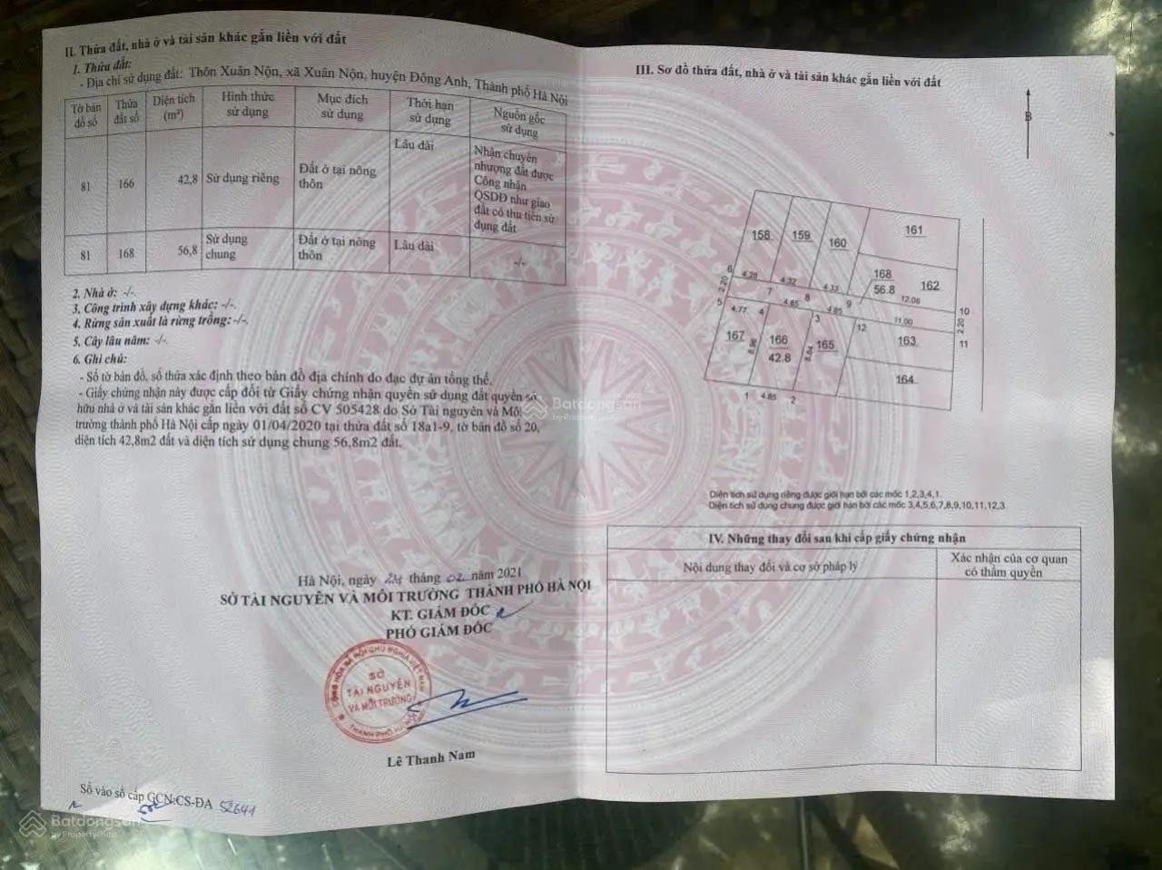 Bán 43 m2 đất Xuân Nộn Đông Anh. Giá 1.68 tỷ LH 0974 374 ***