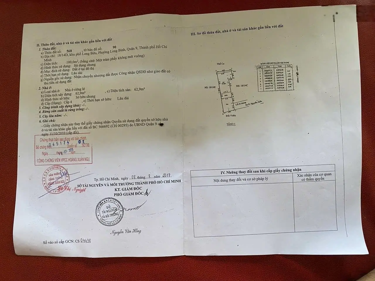Nhà cũ hẻm 4m đường số 6, Long Bình, Q.9, 100m2, xây dựng 63m2, 3.5 tỷ thương lượng, sân rộng