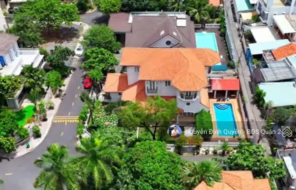 Biệt thự đẹp - khu compound vip - Thảo Điền - diện tích: 620m2 - 3 lầu đẹp - giá 155 tỷ