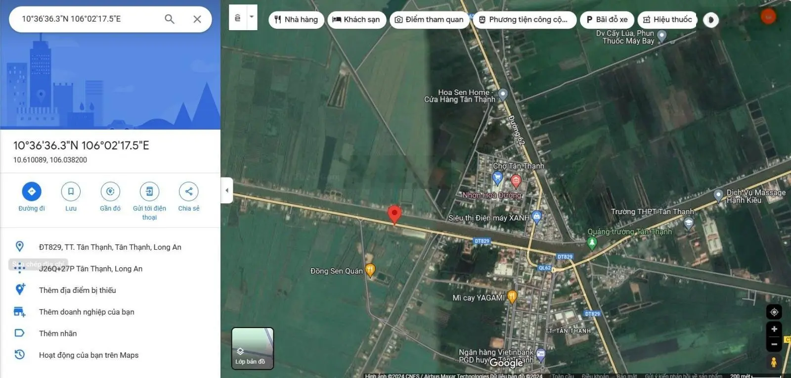 5893m2 đất phi nông nghiệp ở Tân Thạnh, Long An