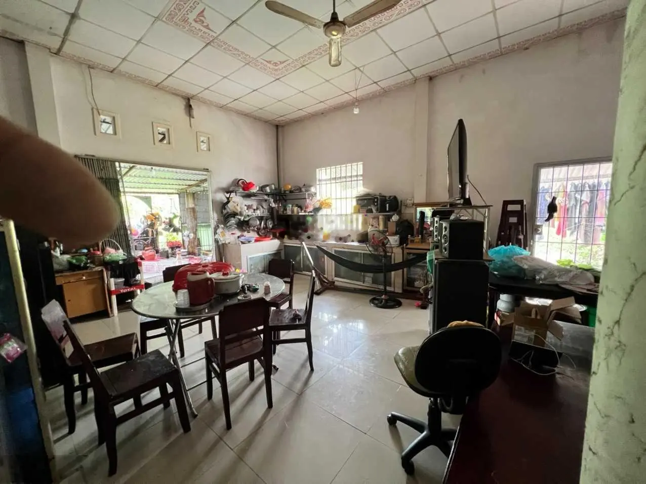 Bán nhà phố khóm 1 trung tâm thị trấn Lai Vung 241,7m2. Sổ đỏ chính chủ. MT 4,3m ngã 3 xa lộ LV