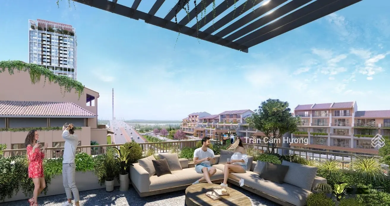 Cẩm Hương - Sun Group mở bán biệt thự liền kề Sun Cosmo ngay cầu Trần Thị Lý (6 tầng, DT 100m2)