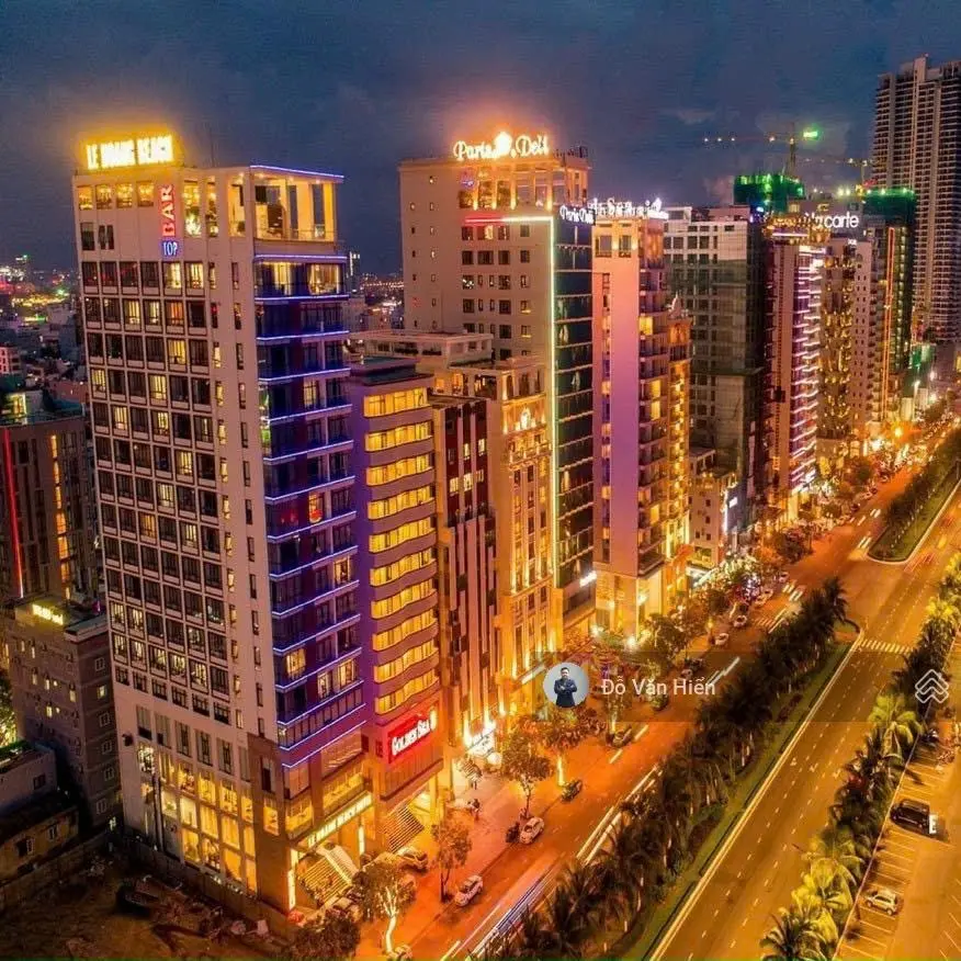 ~900m2 mặt biển Mỹ Khê, sẵn GPXD 20 tầng, với tổng công suất khai thác ~ 160 phòng khách sạn