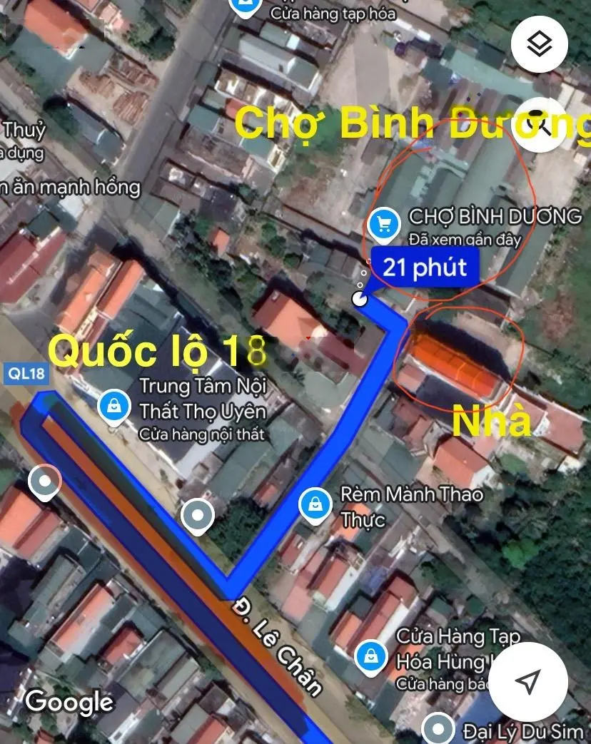 Bán nhà 400m2 ngay cạnh chợ Bình Dương, Đông Triều, Quảng Ninh