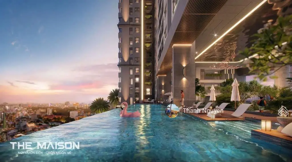 Bán Penthouse 213m2 thông tầng 28+29 view sông Bạch Đằng vĩnh viễn giá 7,1 tỷ Thủ Dầu Một