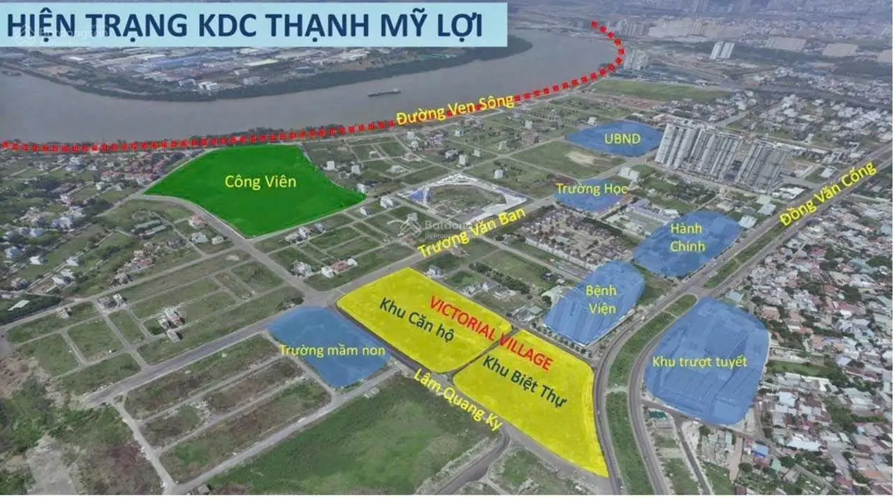 Bán biệt thự Victoria Village Thạnh Mỹ Lợi trung tâm hành chính Quận 2, sổ hồng, TT chỉ 31,3 Tỷ