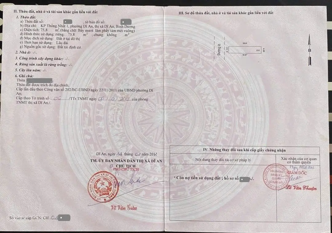 8,3 tỷ TL, bán quán cà phê 8x19m khu trung tâm, đang kinh doanh tốt, P. Dĩ An, Tp. Dĩ An