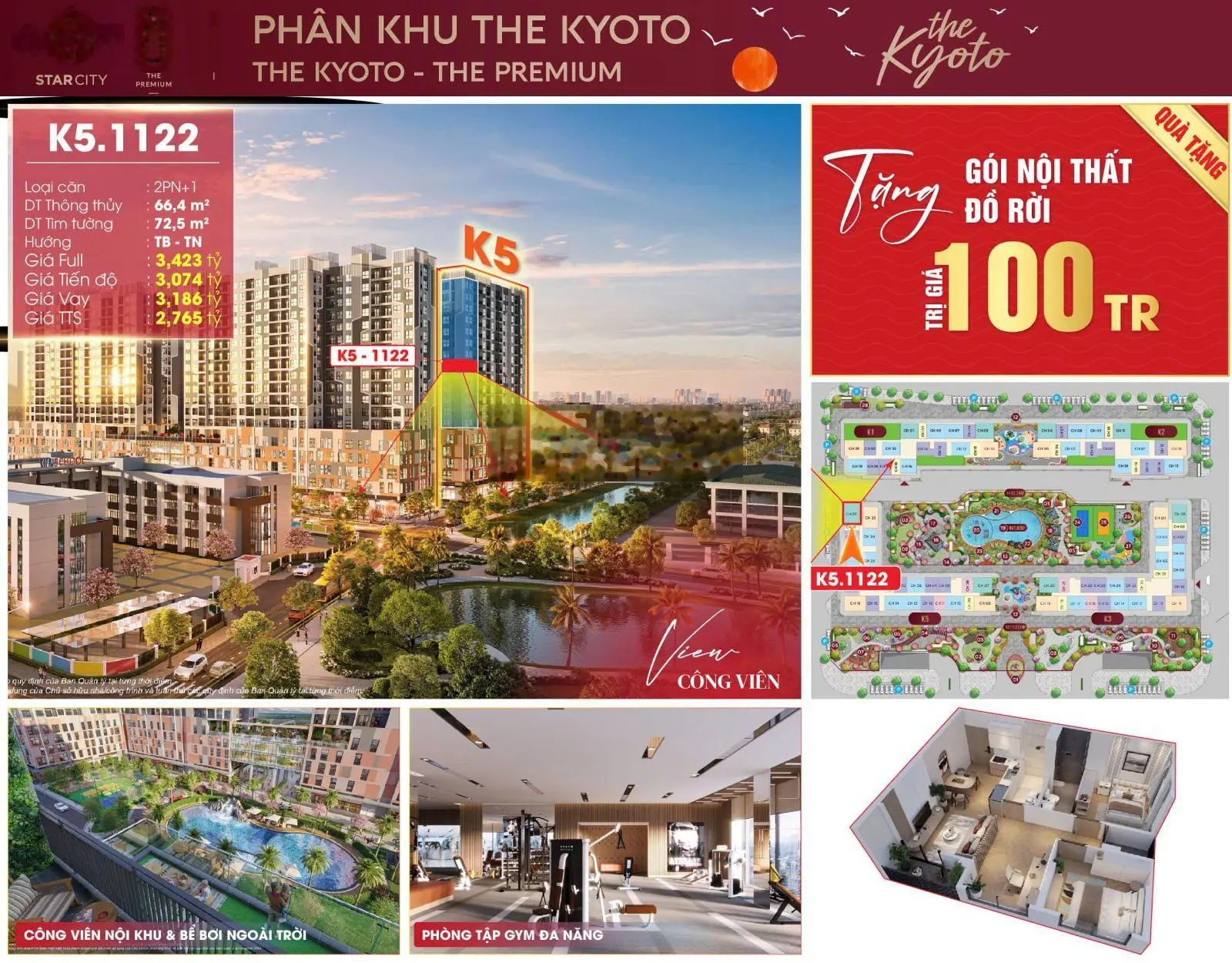 Sở hữu căn hộ 2PN + căn góc view ủy ban TP Thanh Hóa - Vinhomes Thanh Hóa