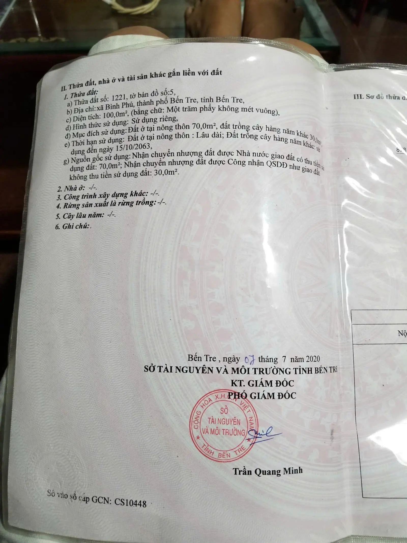 Bán đất nền 100m2 Võ Văn Phẩm Bình Phú - Cà phê Làng Văn đi vào 800m, đường ô tô