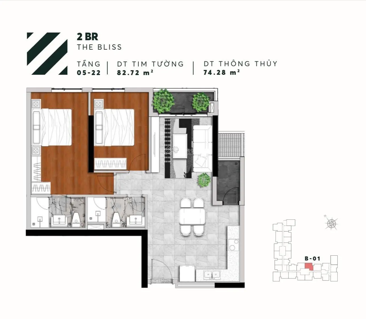 Chính Chủ Cần Bán Căn hộ 82,76m2 Urban Green Cam kết rẻ nhất dự án View Nội khu & layout cực kỳ đẹp