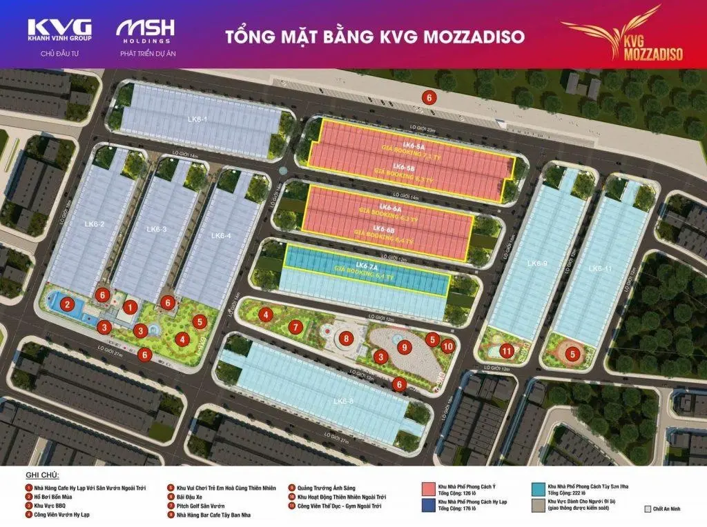 Bán shophouse 3PN, 3WC tại KVG Mozzadiso Nha Trang, 6,25 tỷ, 100m2