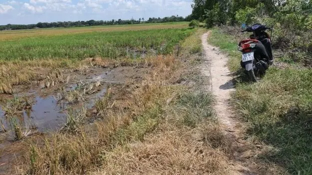 Bán đất Củ Chi, lô đất mặt tiền đường kênh, 1.000m2 đất vườn, xã Trung Lập Thượng.