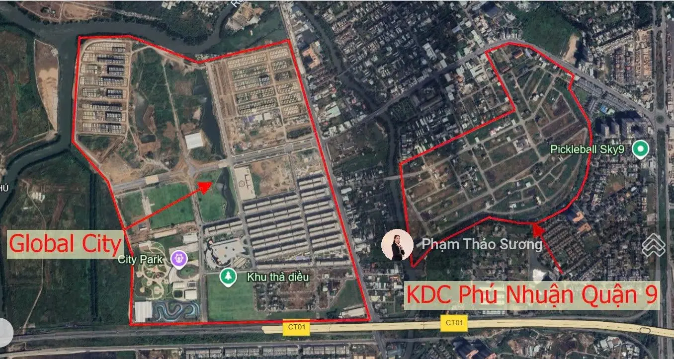 Chủ thiện chí bán nền BT 280m2 (14x20m) MT đường 20m, KDC Phú Nhuận chỉ 82 tr/m2 - cạnh Global City