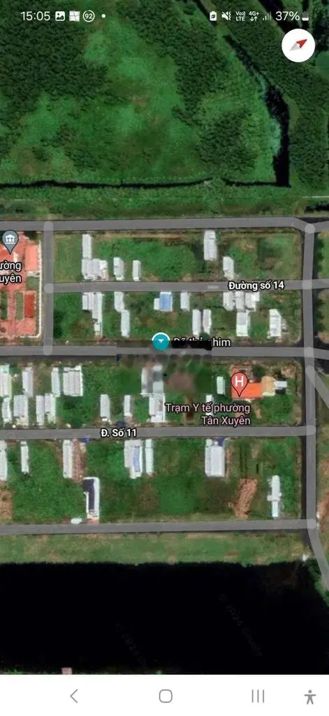 Bán nền đường số 10 KDC Tân Xuyên