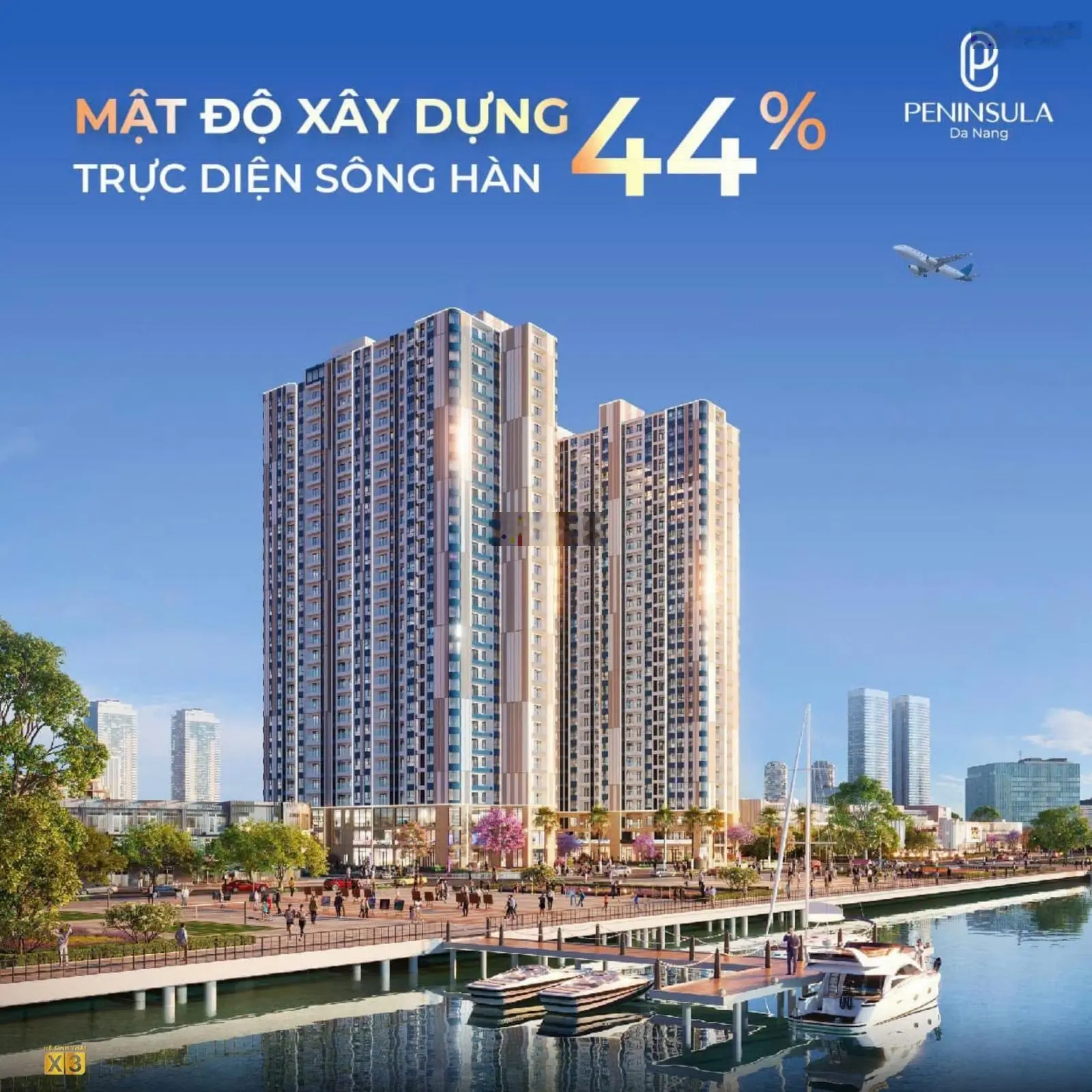 01 suất ngoại giao căn hộ cao cấp peninsula duy nhất, ngắm pháo hoa tại căn hộ, giá cực tốt t 12