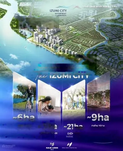 Bán nhà phố Izumi City, giỏ hàng giá gốc CĐT Nam Long, bank hỗ trợ vay 65%. Miễn lãi và gốc 2 năm