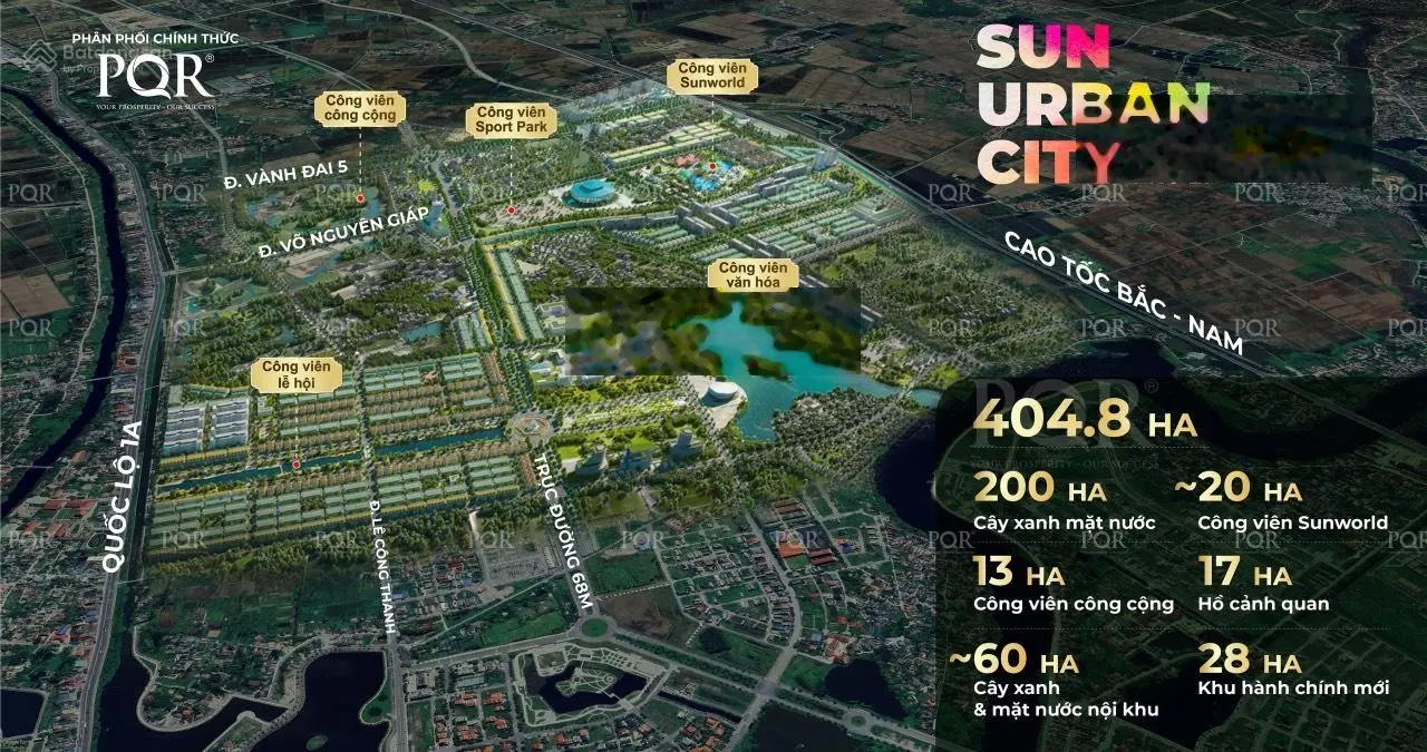 Nhận booking sớm dự án Sun Hà Nam, sát TP Phủ Lý, 2 tuyến đường 80m bao quanh, giá chỉ từ 70tr/m2