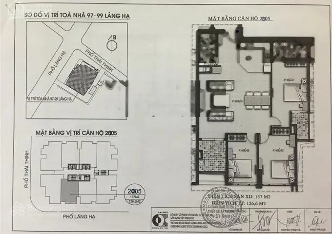 Siêu hiếm bán căn góc 3 phòng ngủ 116,4 m2 chung cư 97 - 99 Láng Hạ tầng đẹp liên hệ: 0822 238 ***