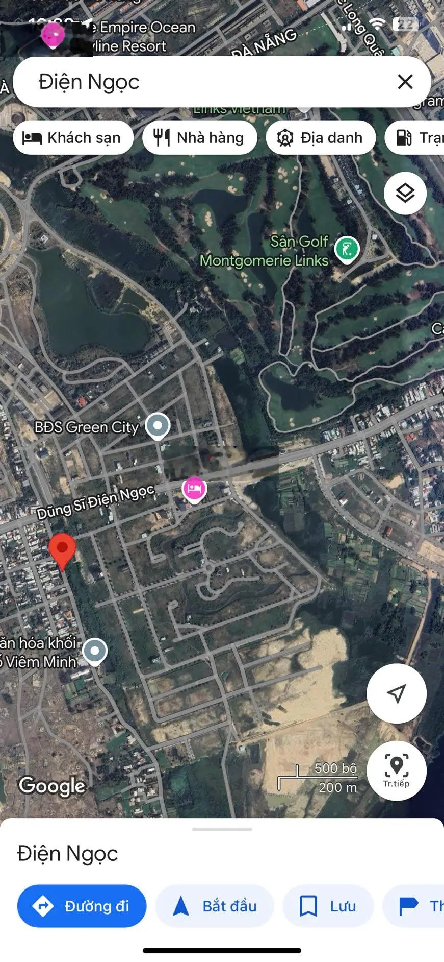 Giá bằng với thời mới mua của chủ đầu tư trục đường 33m Sentosa Riverside giá 10 triệu/m2