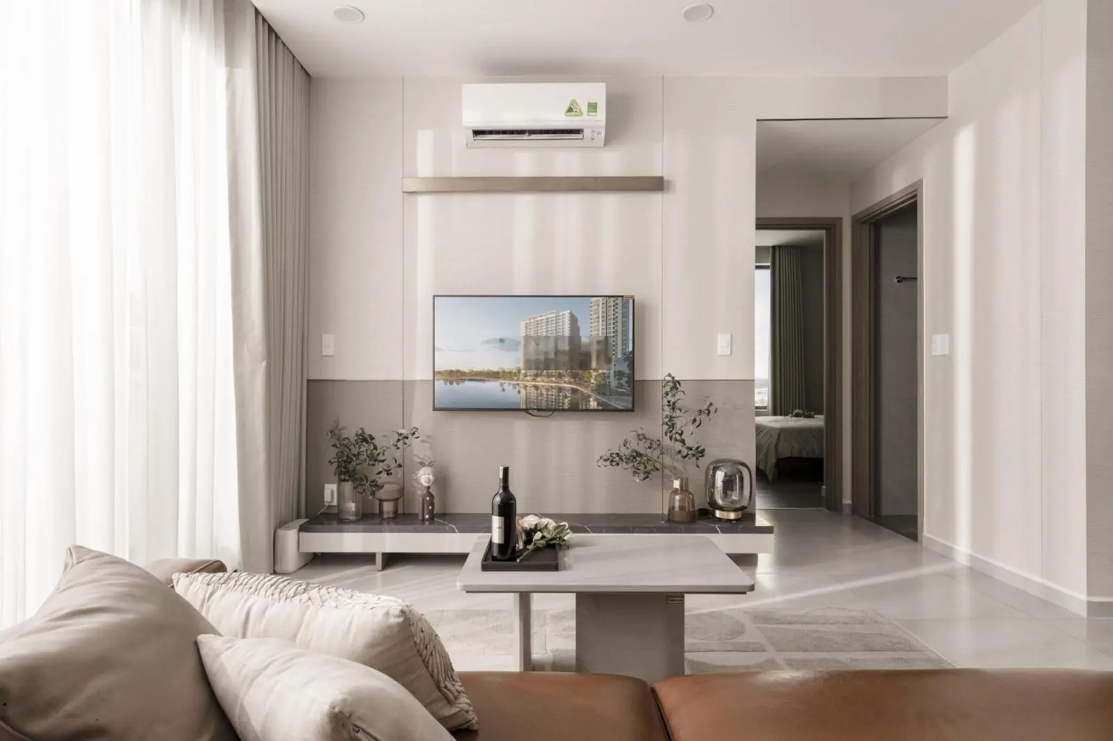 Cần bán căn 2PN + 2WC, diện tích 62m2, CC Bình An Plaza - Quảng Thắng, giá bán 1,075 tỷ
