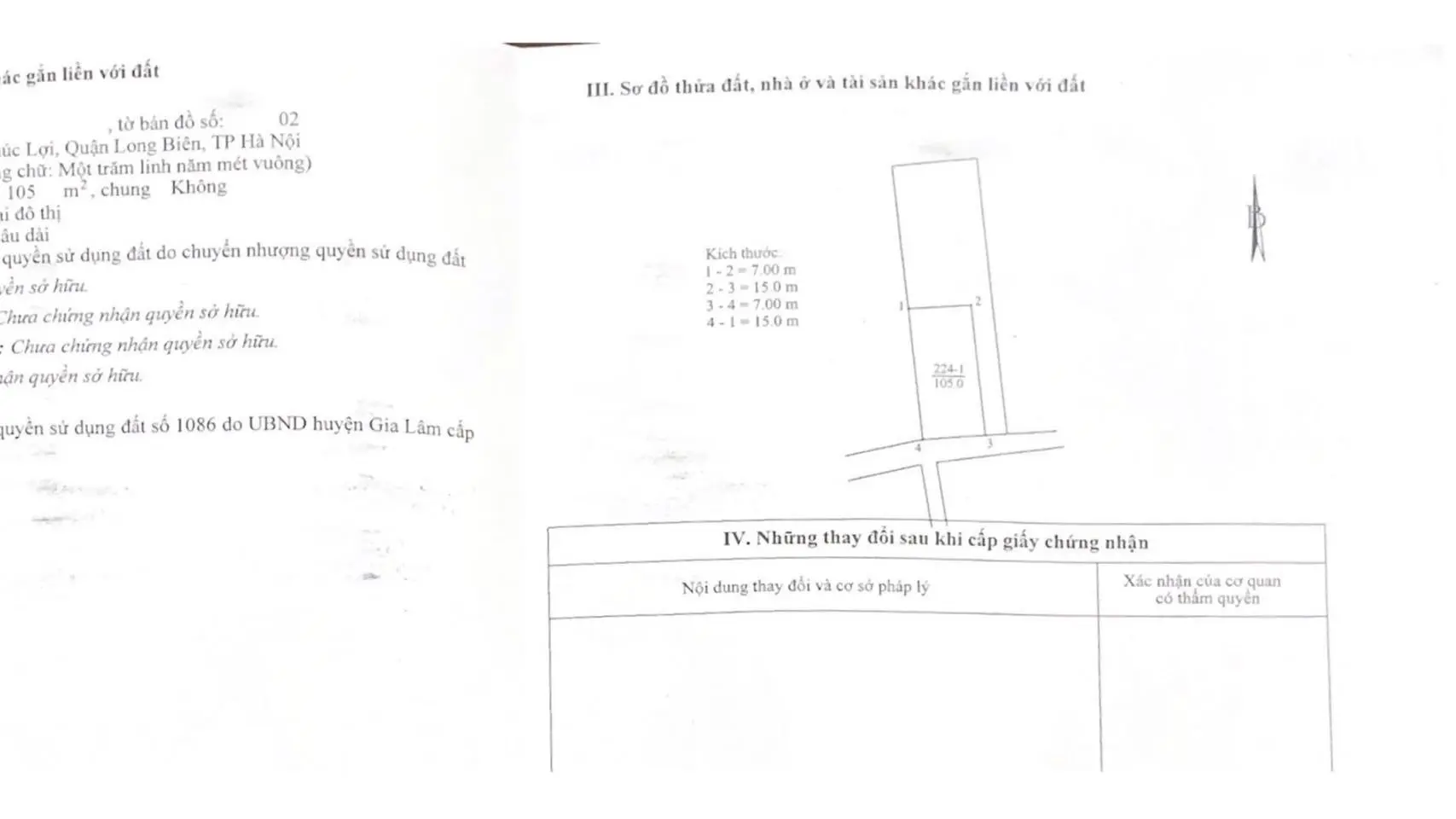 Em bán mảnh đất 105m2, mặt tiền 7m, cạnh TTTM Phúc Lợi, giá 136 triệu/m2