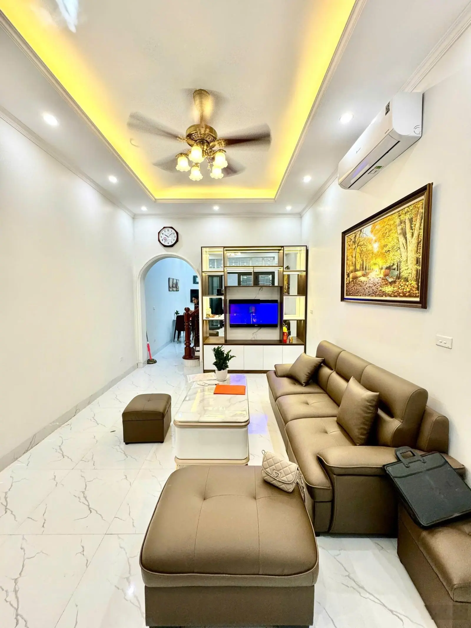7.6 Tỷ nhà Bùi Xương Trạch mới 5T DT rộng 59m2 - ngõ 2.5m - tặng toàn bộ 6 điều hoà 6 tivi 2 tủ