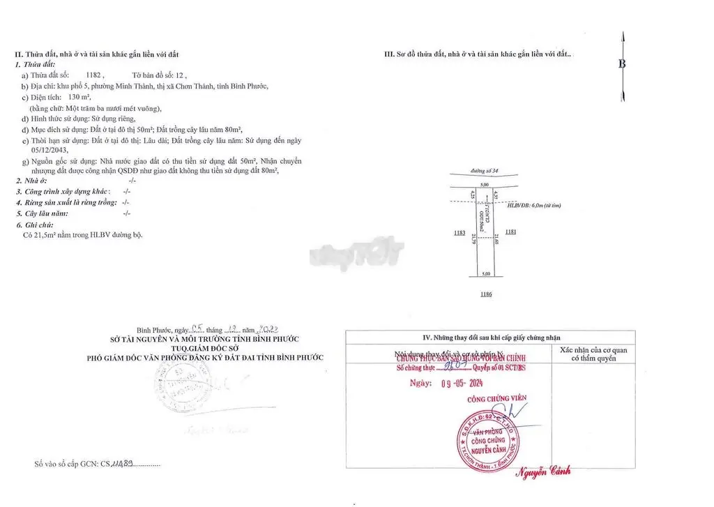 Đất vành đai 130m2 sát kcn Becamex Chơn Thành ngân hàng hổ trợ 50%