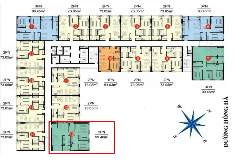 Bán căn hộ Orchard Garden, 3PN, 2WC, căn góc, 100m2, full nội thất, sổ hồng riêng, giá: 7 tỷ 2