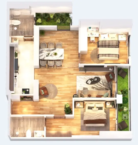 Chính chủ cần bán căn 2PN sử dụng lâu dài dự án Grand Sunlake hồ Văn Quán. 0332 226 ***