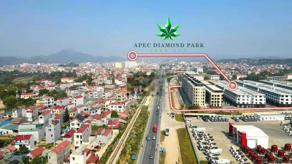 Bán shophouse Apec Diamond Park Lạng Sơn. Căn SH3 - 59. Giá 3,5 tỷ