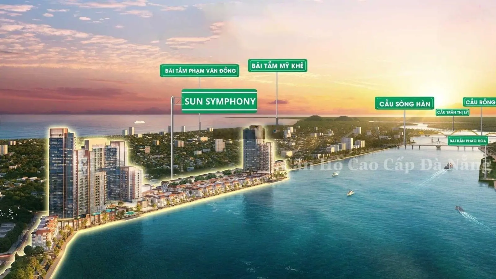 Tuyệt tác bên sông Hàn ko thể bỏ lỡ căn hộ 5* Sun Symphony Residence ĐN - mở bán GĐ1 - giá gốc CĐT