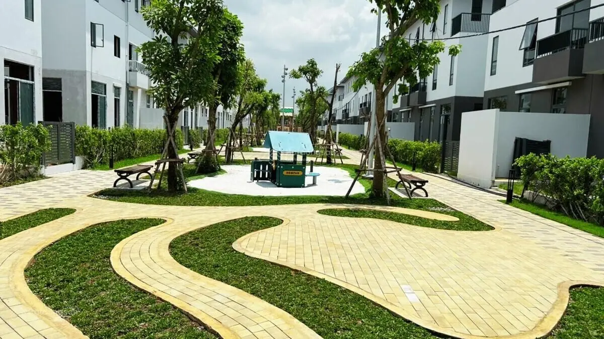 Biệt thự song lập kế góc ID Juntion DT 105 giá chỉ nhỉnh 6,x tỷ