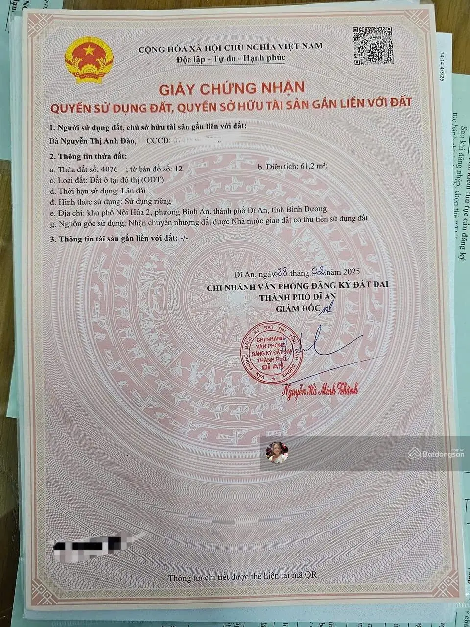Chính chủ cần bán nhà 3 Lầu gần ngay làng đọc , Ql1K sổ riêng giá rẻ