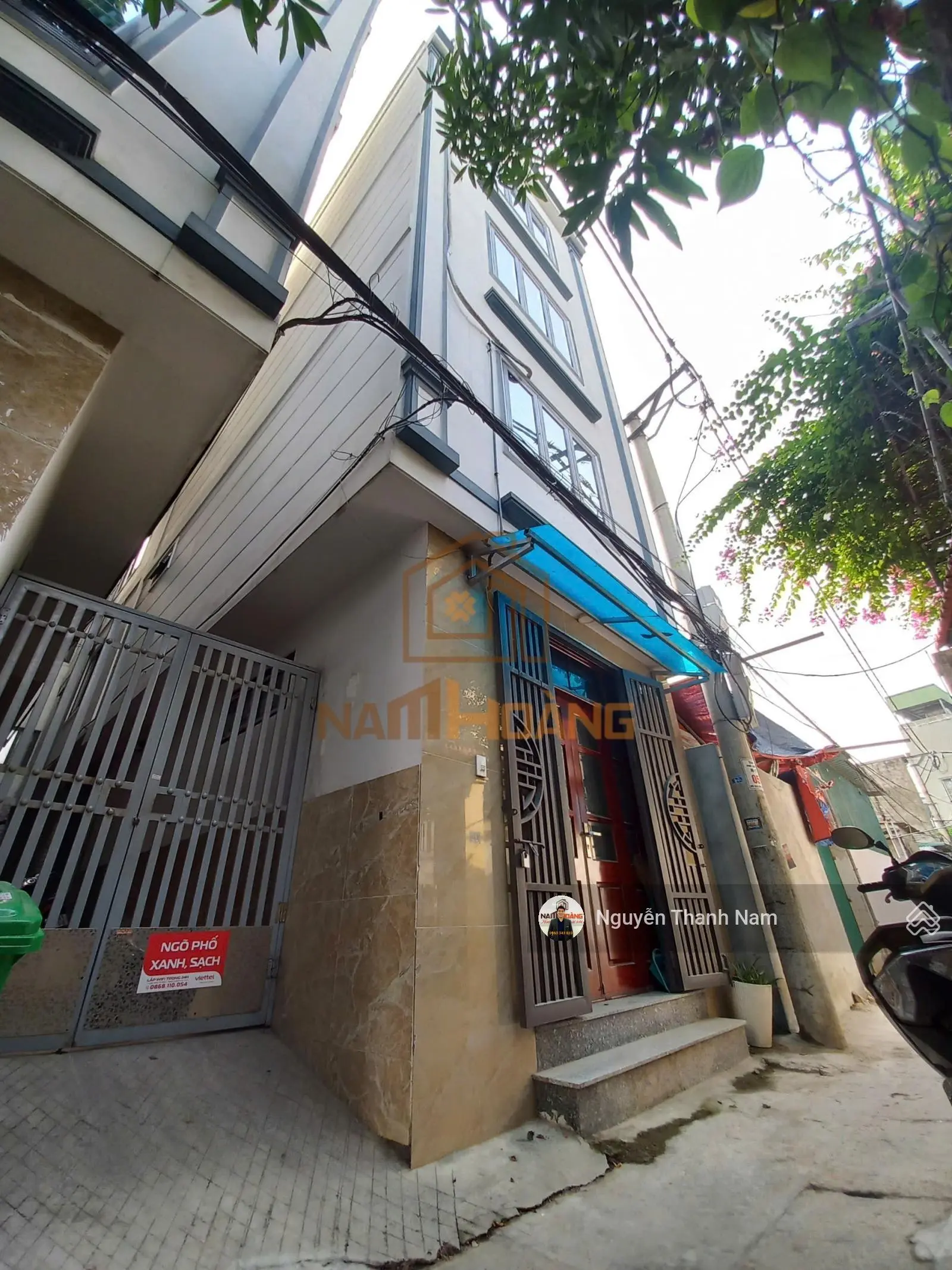 [ảnh thật] Nhà ngõ thông lô góc 2 mặt thoáng full nội thất cách Đại Nam 500m