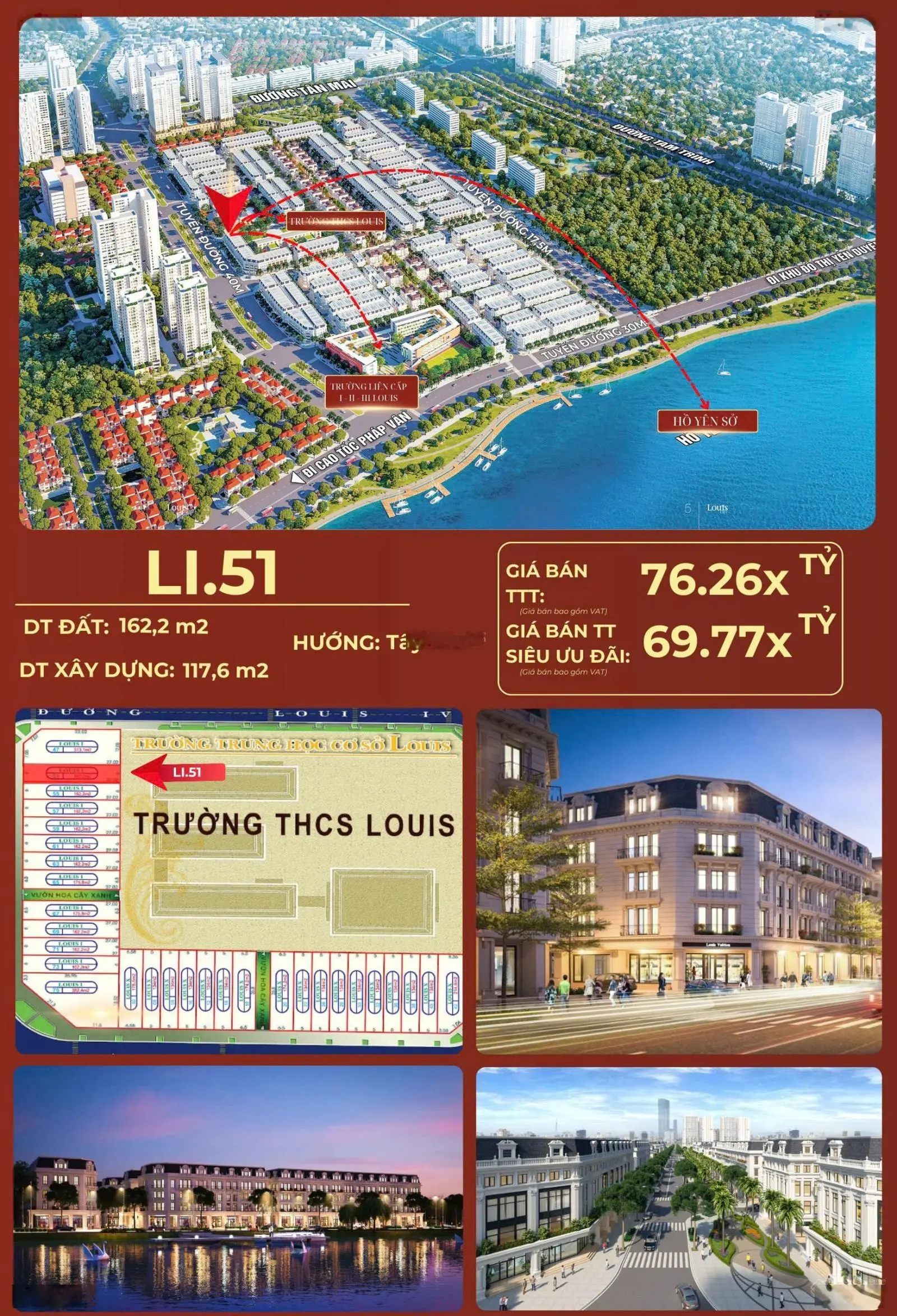 Bán nhanh căn mặt đường 40m siêu phẩm louis city hoàng mai giá tốt nhất thị trường