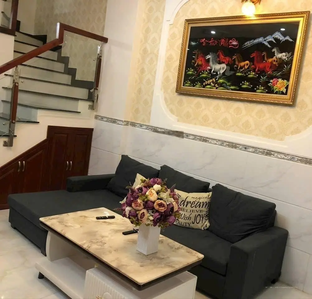Nhà 4 Tầng Phạm Văn Chiêu hẻm 1 trucj 5m thẳng tắp oto vào nhà 48m2 chỉ 6,7 tỷ. Sổ đẹp hoàn công đủ