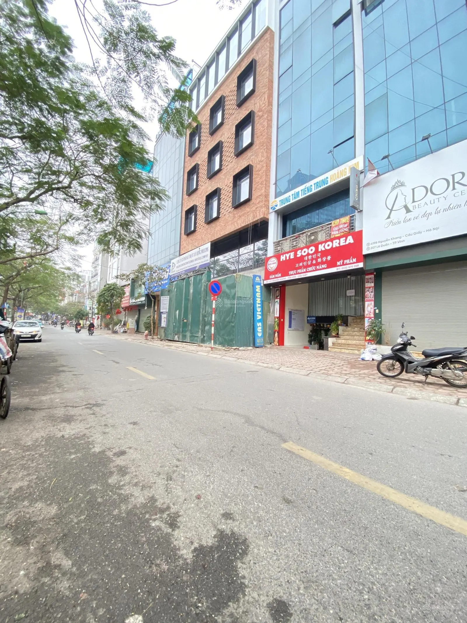 37 tỷ nhỉnh có nhà đẹp mặt phố nguyễn khang - lô góc - 8 tầng * 85m2, mt12 - thang máy - kd,vp đỉnh
