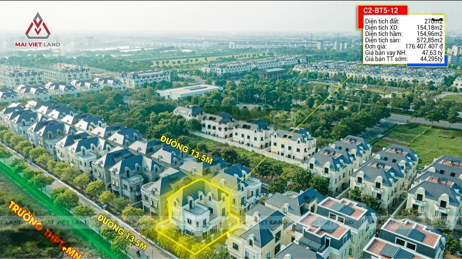 Chính chủ bán căn liên kề 80m2 - biệt thự 126m2 giá thấp nhất thị trường - quý mở bán mới vay 0%