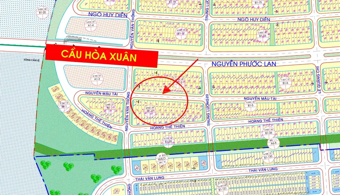 Chính chủ cần bán cặp đất đường Nguyễn Mậu Tài, Đông Bắc, 200 m2 - Hoà Xuân