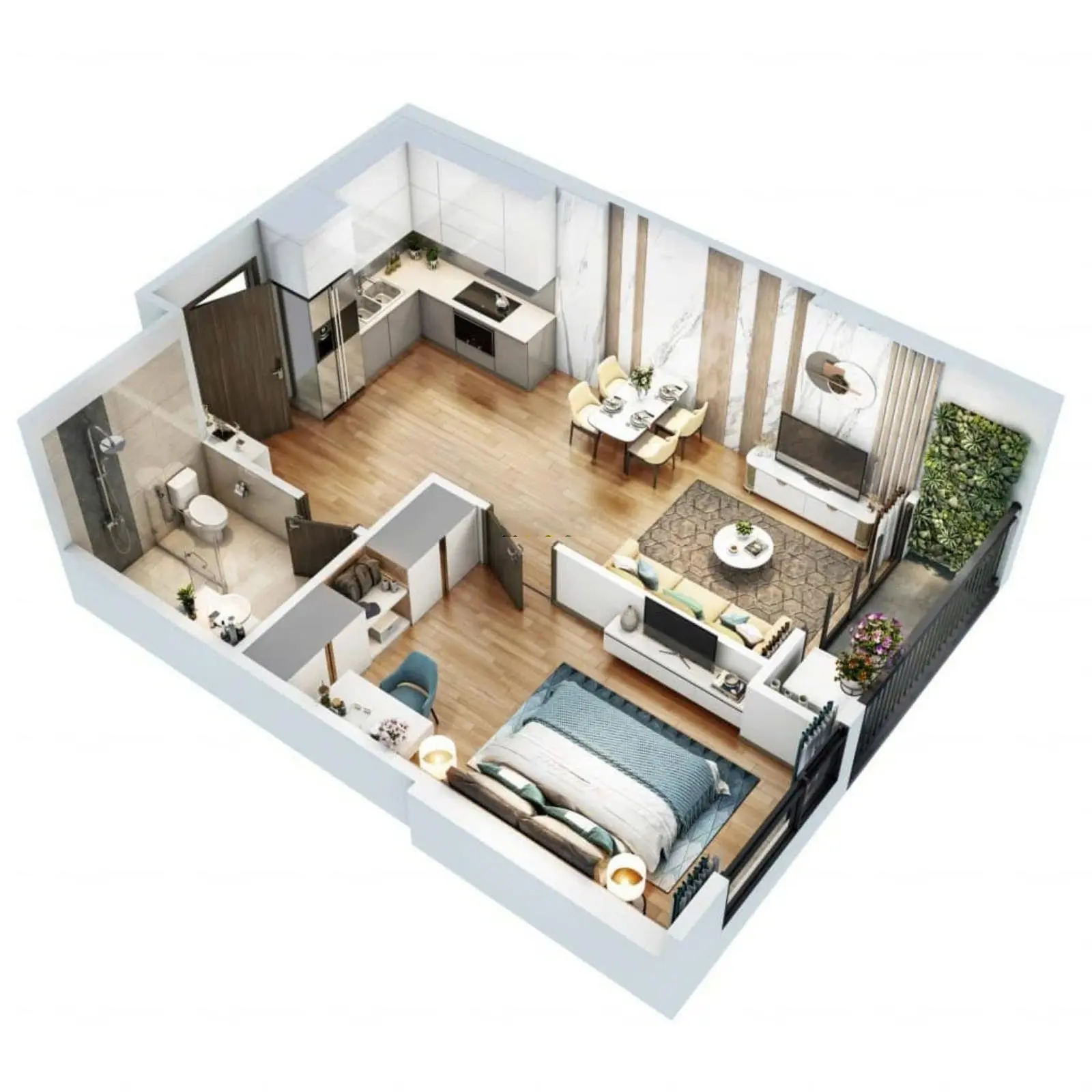 CH 1PN - Hướng Đông Nam - SA5 2,4 tỷ 0786 598 ***